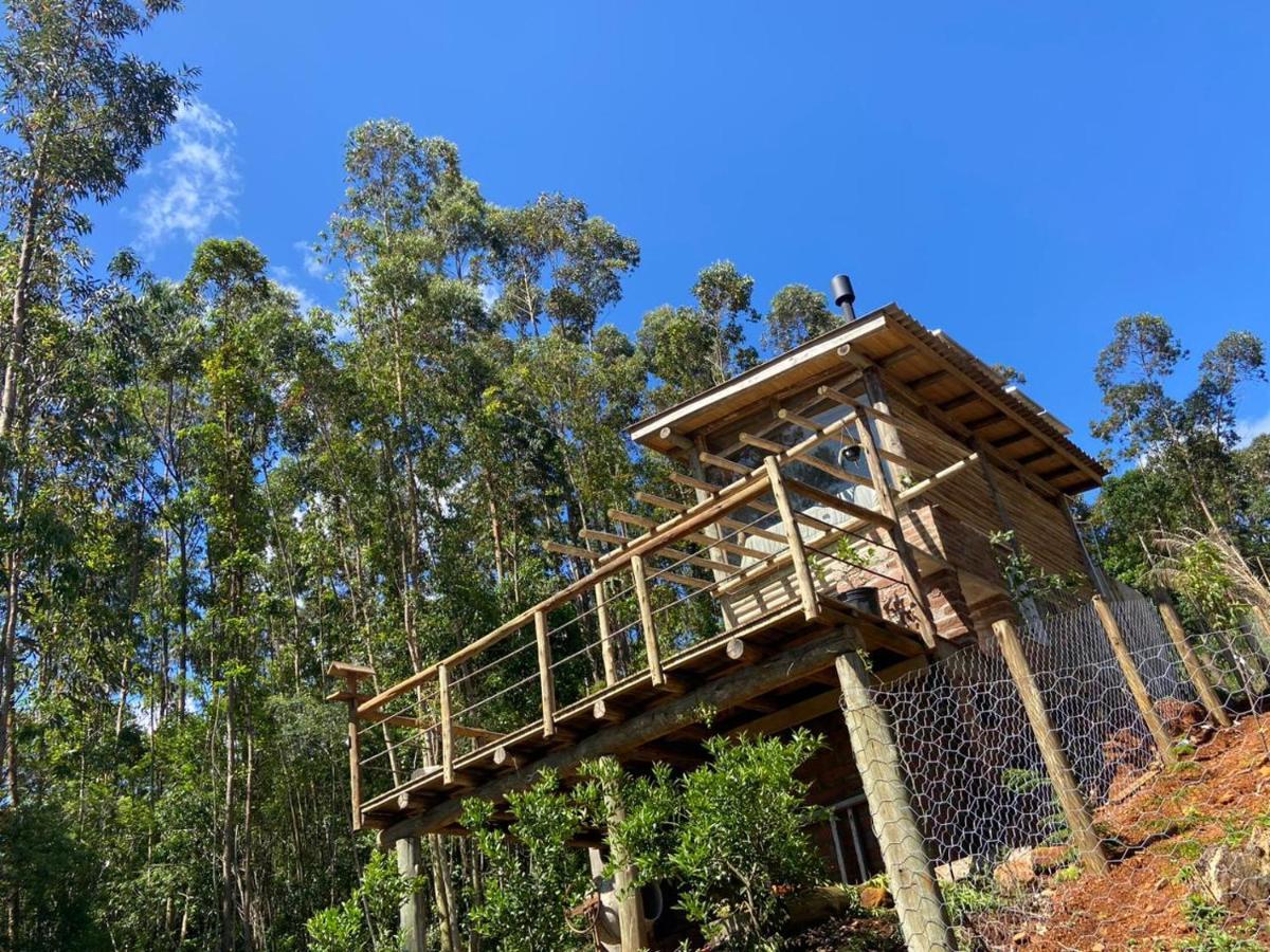 Cabana Rustica Logcabin Osorio Bagian luar foto