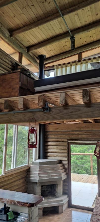 Cabana Rustica Logcabin Osorio Bagian luar foto