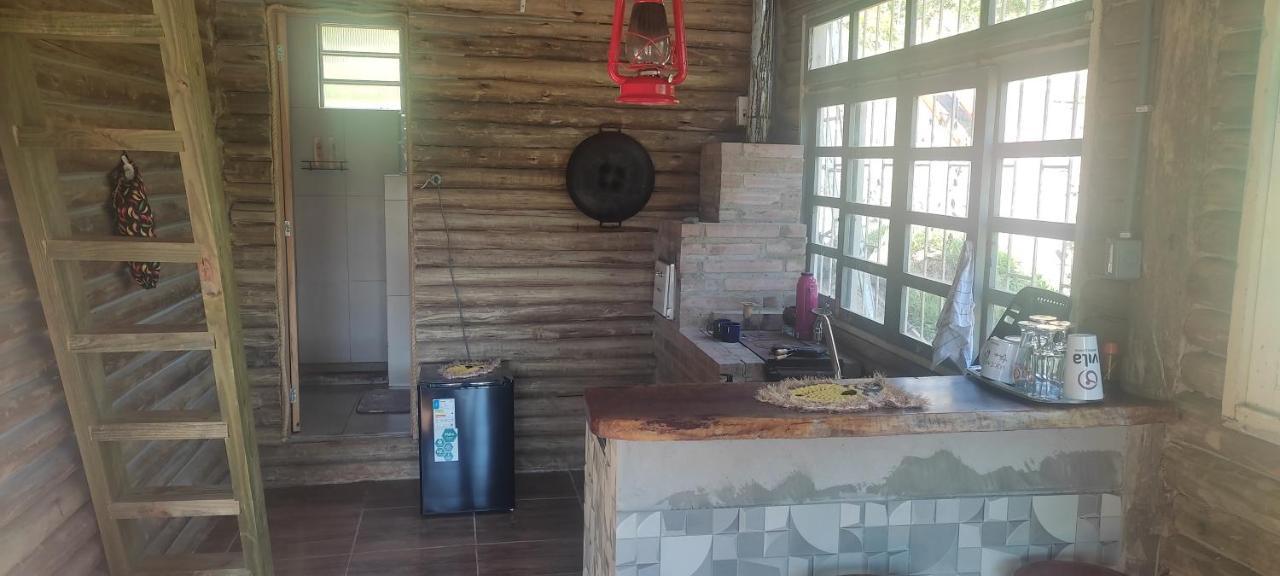 Cabana Rustica Logcabin Osorio Bagian luar foto