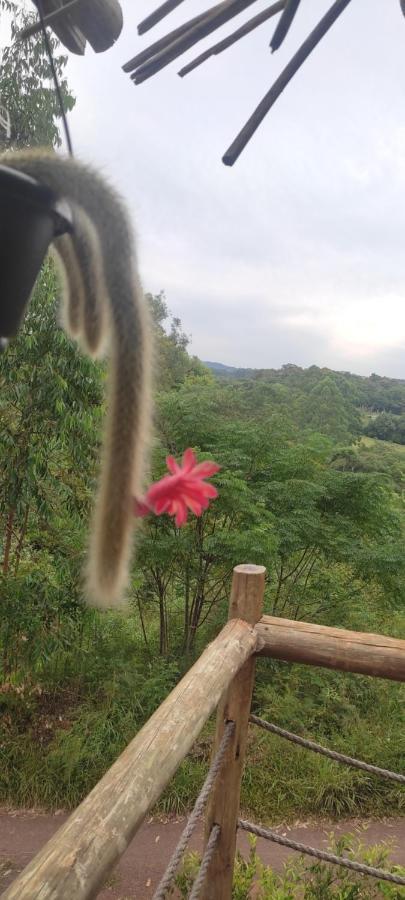 Cabana Rustica Logcabin Osorio Bagian luar foto