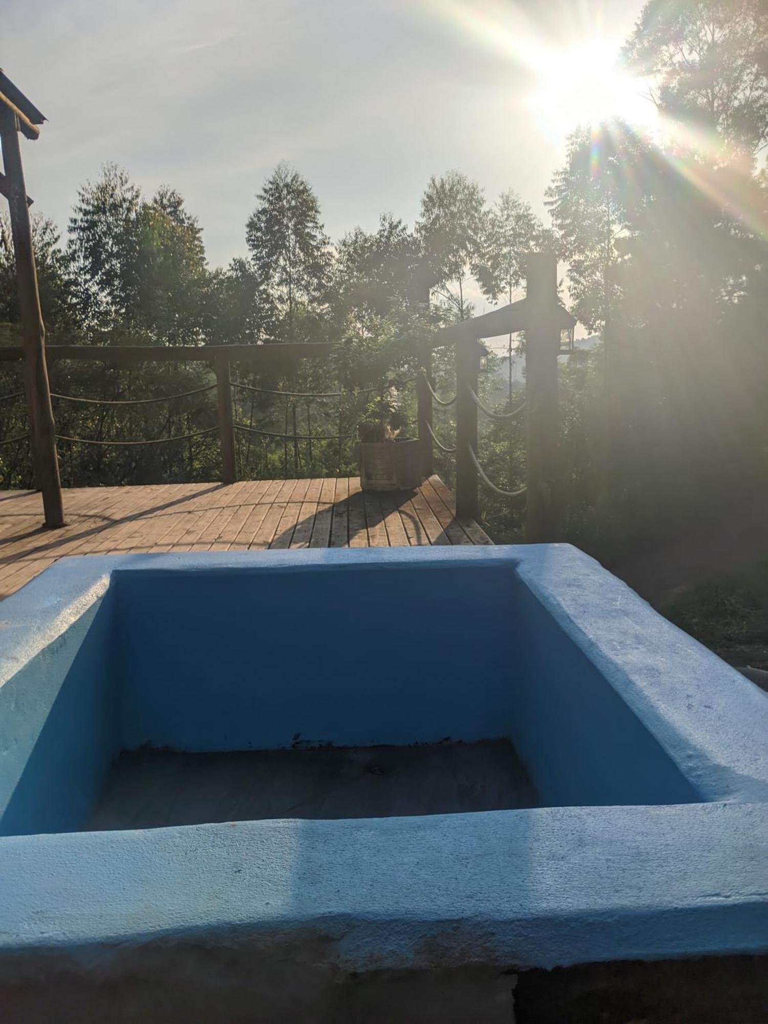Cabana Rustica Logcabin Osorio Bagian luar foto